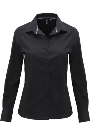 Premier Womens/Ladies Long Sleeve Fitted Friday Shirt - Size X-Large