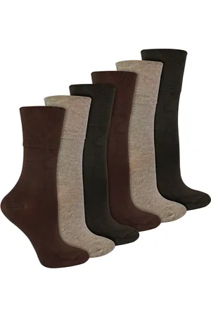 IOMI Womens - 6 Pack Ladies Diabetic Bamboo Socks