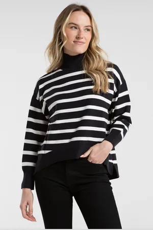 French Connection Womens Oversized Funnel Neck Jumper - Size Small
