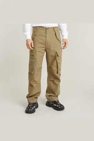 G-Star Mens G-Star RAW R-3N Regular Straight Cargo Pants - Cotton - Size 35W/34L