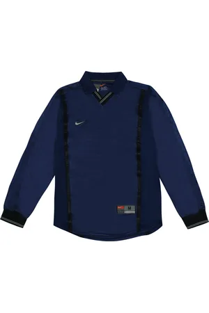 Nike Mens Football Jersey Satin Sports Top 160740 410 - Size Large