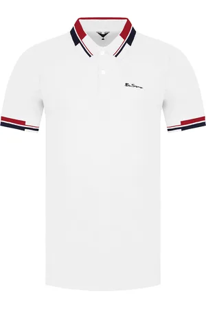 Ben Sherman Collar Interest Mens Polo Shirt Cotton - Size Medium