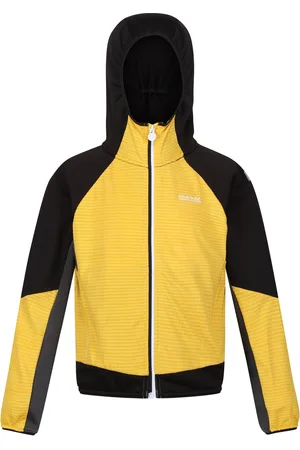 Regatta Kids Unisex Childrens/Kids Prenton II Hooded Soft Shell Jacket (California /Black) - Size 7-8Y