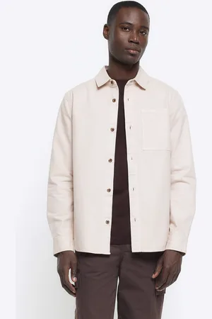 River Island Mens Shirt Regular Fit Chest Pocket Cotton - Size X-Small