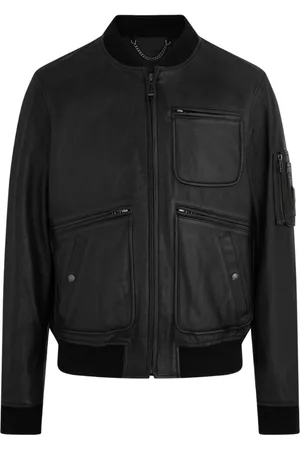 Belstaff Mens Finsbury Leather Jacket - Size Small
