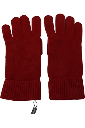 Dolce & Gabbana Mens Cashmere Knit Winter Gloves - - Size 9 (Gloves)