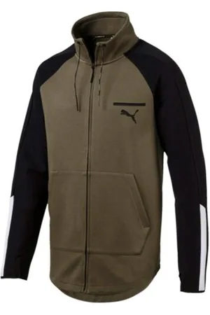 PUMA Evo T7 Mens Green Track Jacket - - Size X-Large