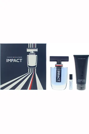 Tommy Hilfiger Mens Impact Eau de Toilette 100ml + Body Wash - One Size