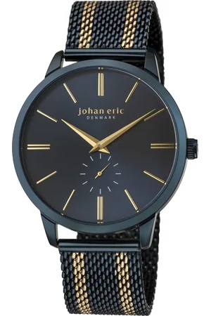 Johan Eric Mens : kolding, stainless steel blue watch with mesh - - One Size