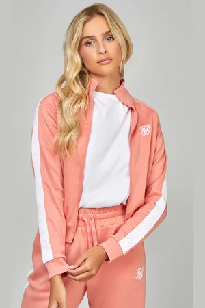 SikSilk Womens Tapered Track Top in