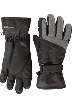 Mountain Warehouse Childrens Unisex Womens/Ladies Glide Waterproof Ski Gloves (Jet ) - Size Medium