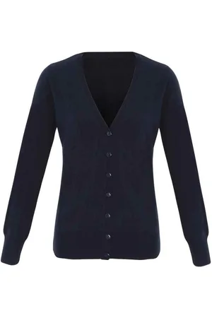 Premier Womens/Ladies Essential Acrylic V Neck Cardigan - Size 10 UK