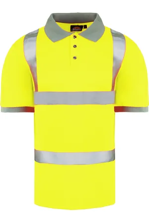 Dickies High Visibility Mens Safety Polo Shirt - Size Small