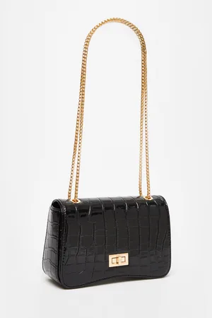 Quiz Womens Croc Cross Body Bag - One Size