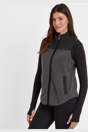 Tog 24 Sarel Womens Colour Block Fleece Gilet Washed / - Size 12 UK