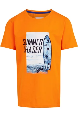 Regatta Kids Unisex Childrens/Kids Bosley VII Surfboard T-Shirt (Persimmon) - - Size 13Y