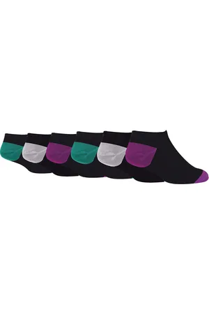 Wild Feet 6 Pack Mens Bamboo Trainer Socks