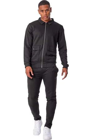 Soul Star Mens Full Set Plain Tracksuit - - Size 2XL