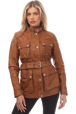 Belstaff Womens Legacy Trialmaster Panther Jacket in Leather - Size 10 UK