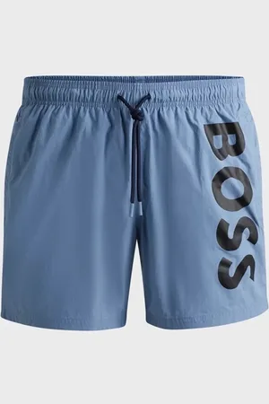 HUGO BOSS Mens Swim Shorts in Blue - - Size Large