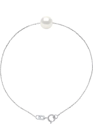 Diadema Womens - Bracelet - Real Freshwater Pearls - Silver - - One Size