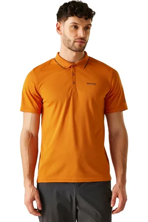 Regatta Mens Maverick V Active Polo Shirt (Fox/Ash) - - Size 3XL