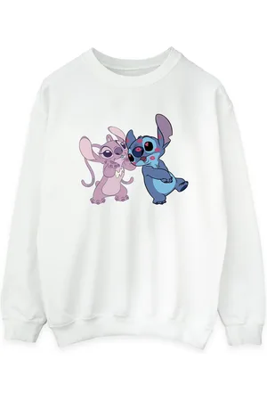 Disney Womens/Ladies Lilo & Stitch Kisses Sweatshirt - Size Large