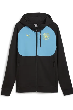 PUMA Mens Manchester City TECH Full-zip Hoodie - - Size X-Large