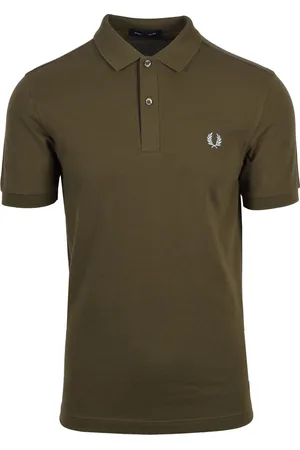 Fred Perry Mens GBFred slim fit polo met logo uniform Cotton - Size Small