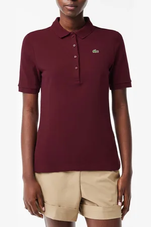 Lacoste Womens Slim Fit Ultra Dry Stretch Golf Polo Shirt in - Size 8 UK