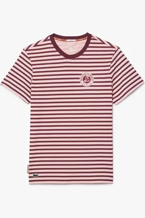 Lacoste Mens Sport Ultra Dry Roland-Garros Edition T-Shirt in Cotton - Size Small