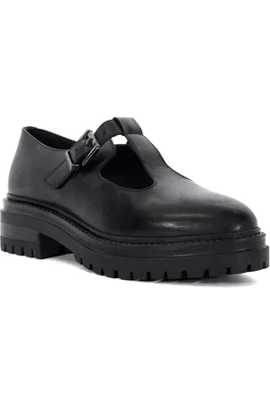 Dune Womens Ladies Henni - Chunky Cleated Sole Mary Jane Shoes - - Size UK 3