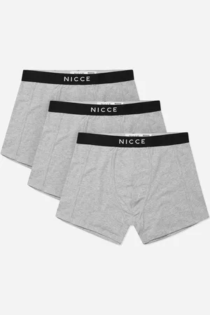 Nicce London 3-Pack Stretch Waist Black/ Mens Alesi Boxer Shorts 0037 K001 0264 Cotton - Size Medium