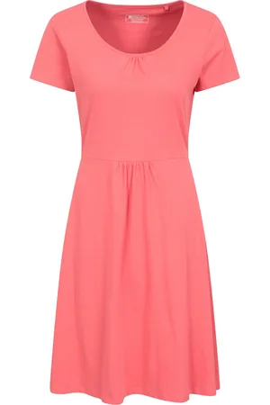 Mountain Warehouse Womens/Ladies Essentials Lora Plain Skater Dress Cotton - Size 16 UK