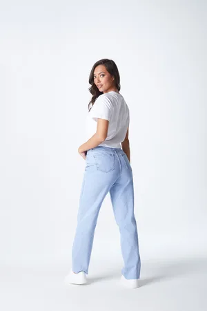 Urban Bliss Womens Ripped Mom Jeans - Size 8 UK
