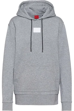 HUGO BOSS Womens Dasweater Hooded Sweatshirt in Cotton - Size 8 UK