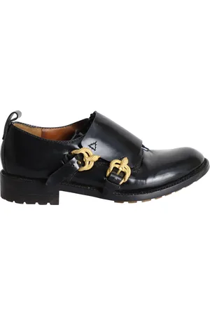 VALENTINO Pre-owned Womens Serpentine Monk Shoes in Leather - Size EU 38