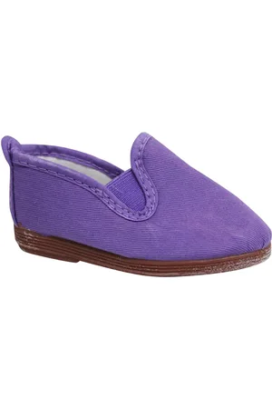 Flossy Childrens Unisex Style Kids Plimsolls Textile - Size UK 3