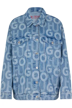 HUGO BOSS Womens The Icon Jacket in Cotton - Size 10 UK