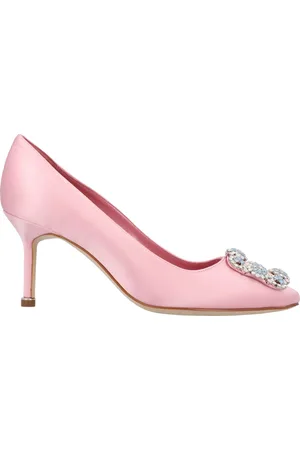 Manolo Blahnik Womens Hangisi 070 Pump - Size 37.5 EU/IT