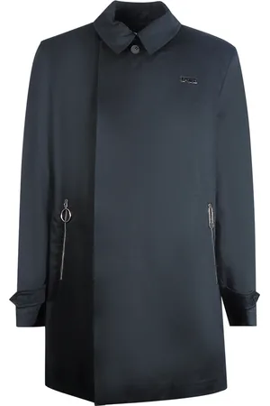 OFF-WHITE Mens Mac Thin Long Jacket Polyamide - Size Large