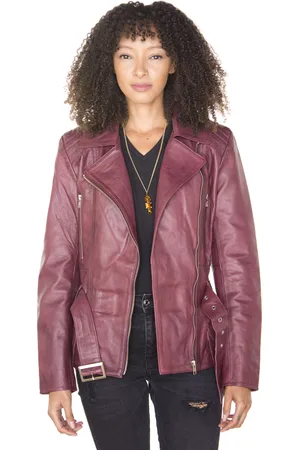 Infinity Womens Long Biker Jacket-Quito - - Size 14 UK