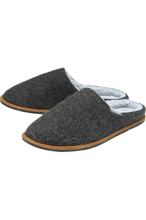 Dunlop Mens Plush Lined Mule Slippers With Memory Foam - - Size UK 12