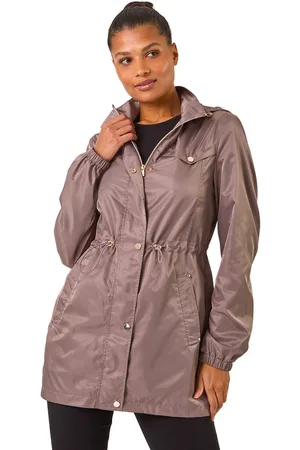 Roman Womens Shower Resistant Longline Jacket - - Size 20 UK