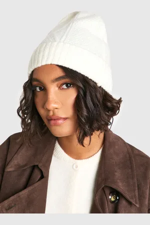 Boohoo Womens Cable Knit Beanie - - One Size