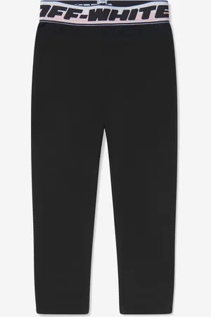 OFF-WHITE Girls Logo Band Leggings - - Size 4Y