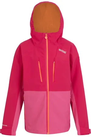 Regatta Kids Unisex Childrens/Kids Highton V Full Zip Hoodie ( Potion/Flamingo ) - Size 15-16Y