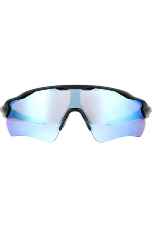 Oakley Wrap Mens Matte Prizm Deep Water Polarized Sunglasses - One Size