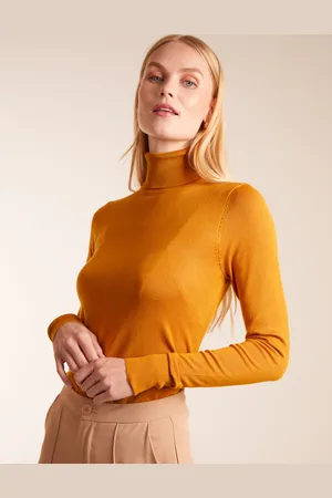 Blue Vanilla Womens Roll Neck Jumper - - Size 2XL