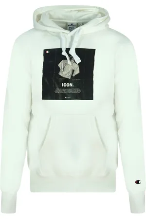 Champion Mens Icon Logo Hoodie Cotton - Size Small